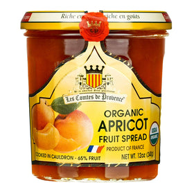 MARKY'S apricot jam jar close-up highlights rich fruit flavor for toast.