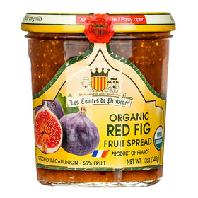 MARKY'S fig jam spread 12oz jar with rich fruit flavor, perfect for morning toast