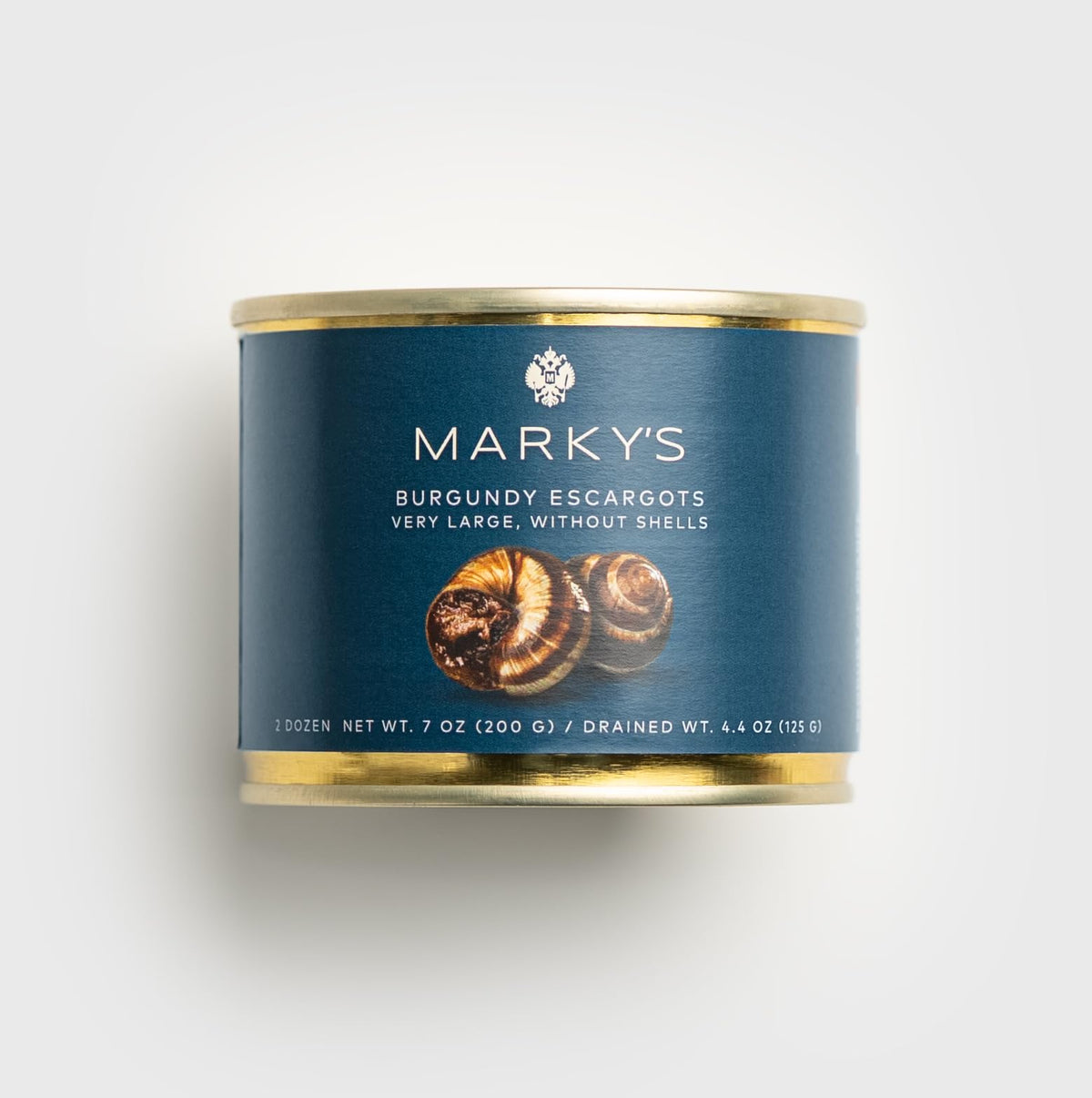 MARKY'S French escargot without shells—large snails, ideal for quick weeknight meals.