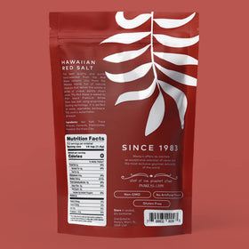 MARKY'S Hawaiian Alaea red salt kitchen essentials closeup conveys finishing touch for meals