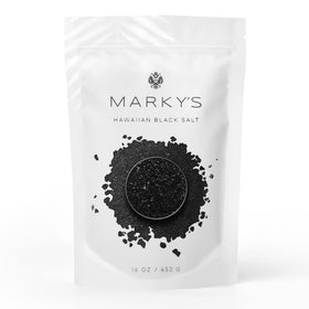 MARKY'S Hawaiian Black Salt supports digestion with activated charcoal from coconut shells.