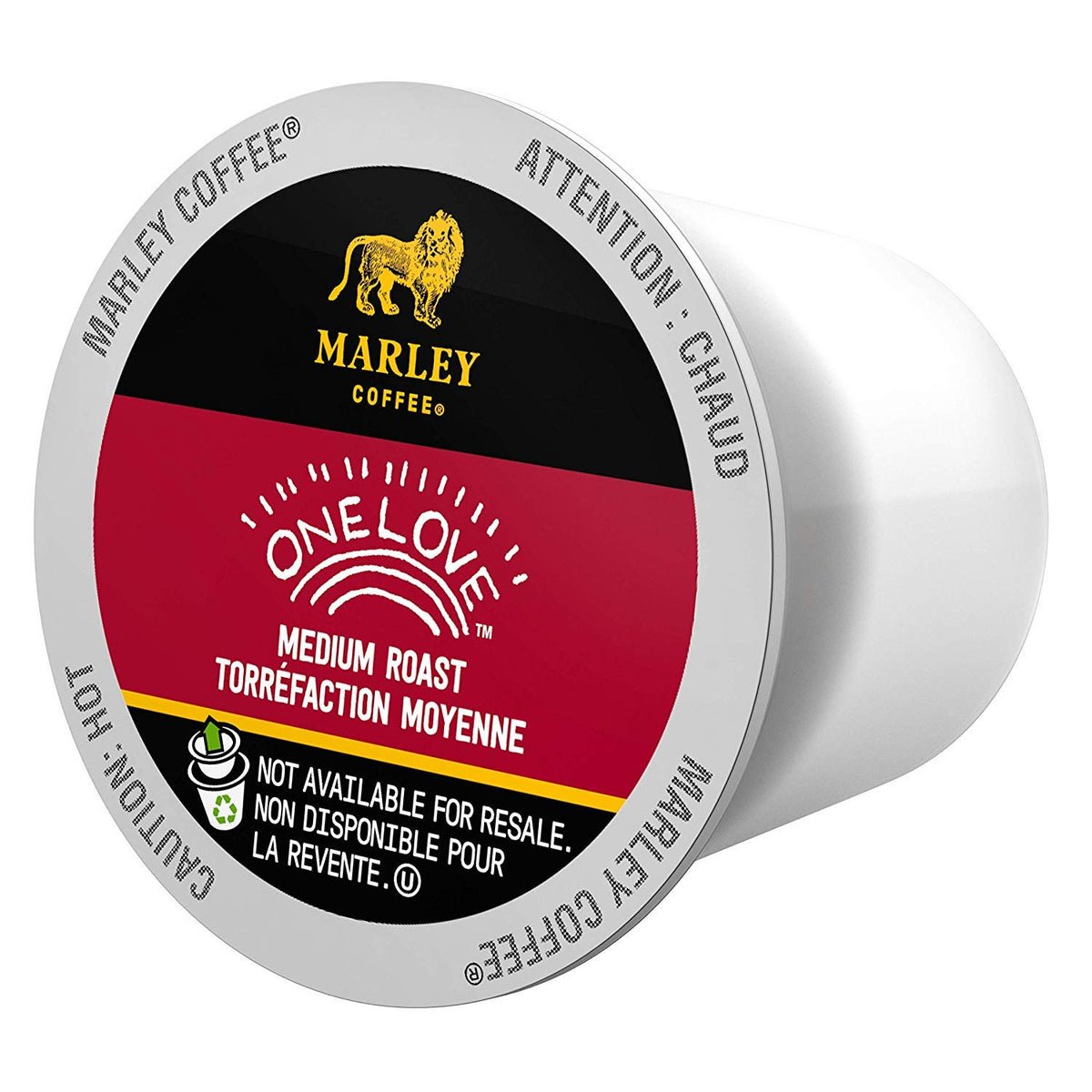 Box set of four boxes of 24 RealCup cups featuring Marley branding.