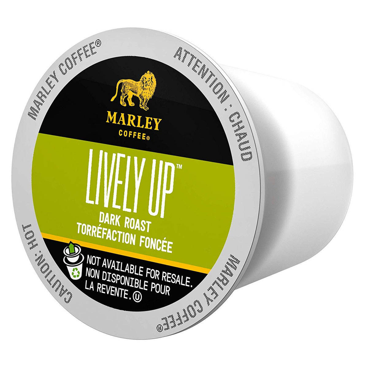 Marley Coffee steaming cup illustrating quick single-serve brew