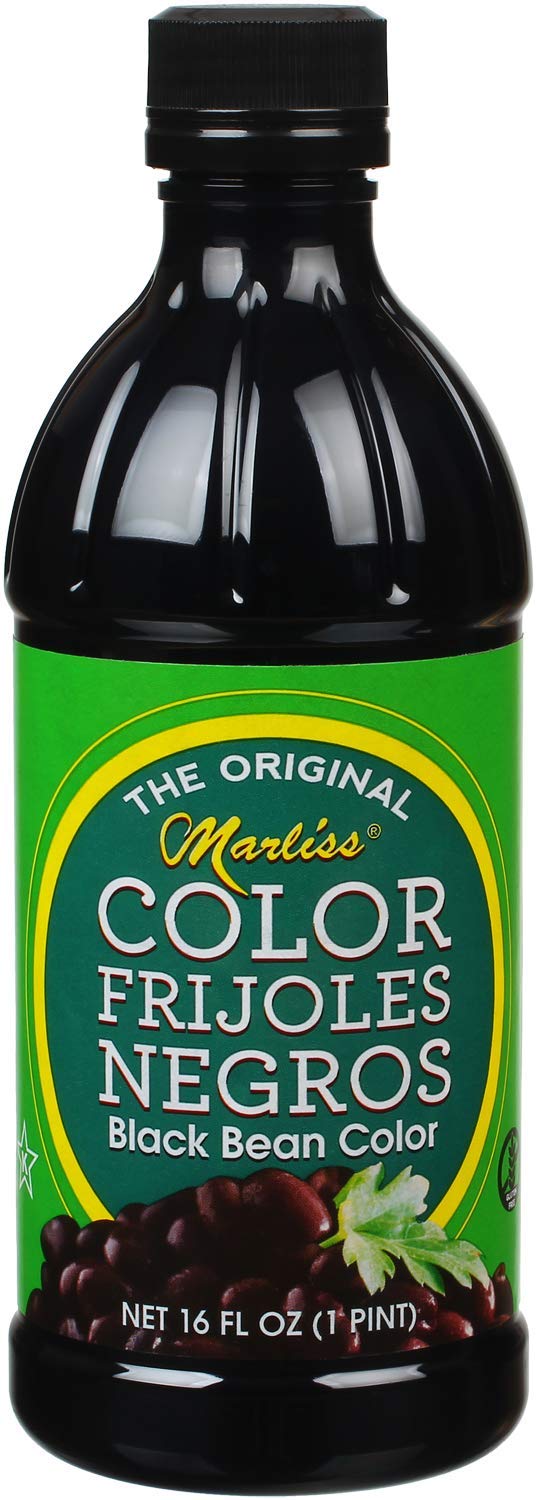 Marliss XL Black Bean Color bottle pour enhances bean color without flavor change.