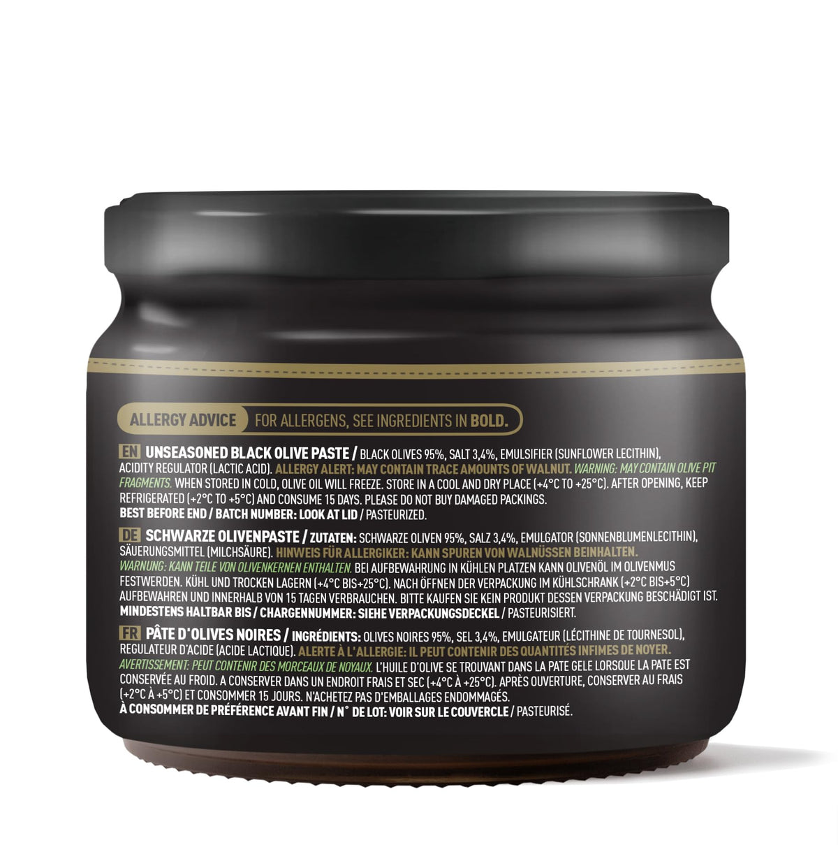 Marmarabirlik Black Olives Spread on bread, versatile layer for sandwiches