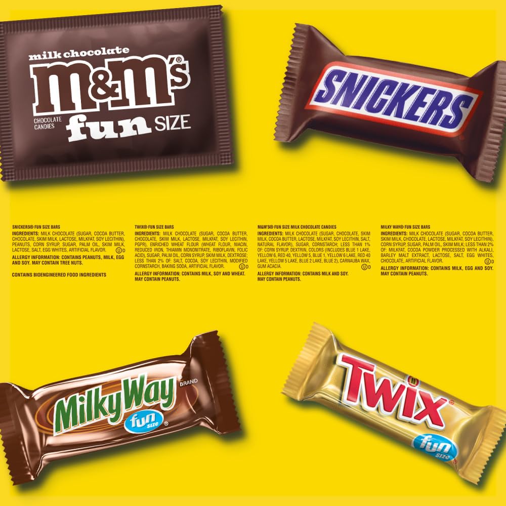 Mars chocolate assortment for desserts and snacks.