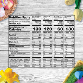 Mars candy assortment complements desserts and spring celebrations.