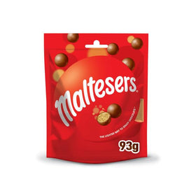 Mars Maltesers close-up of crunchy malt centre inside smooth milk chocolate for a satisfying snack