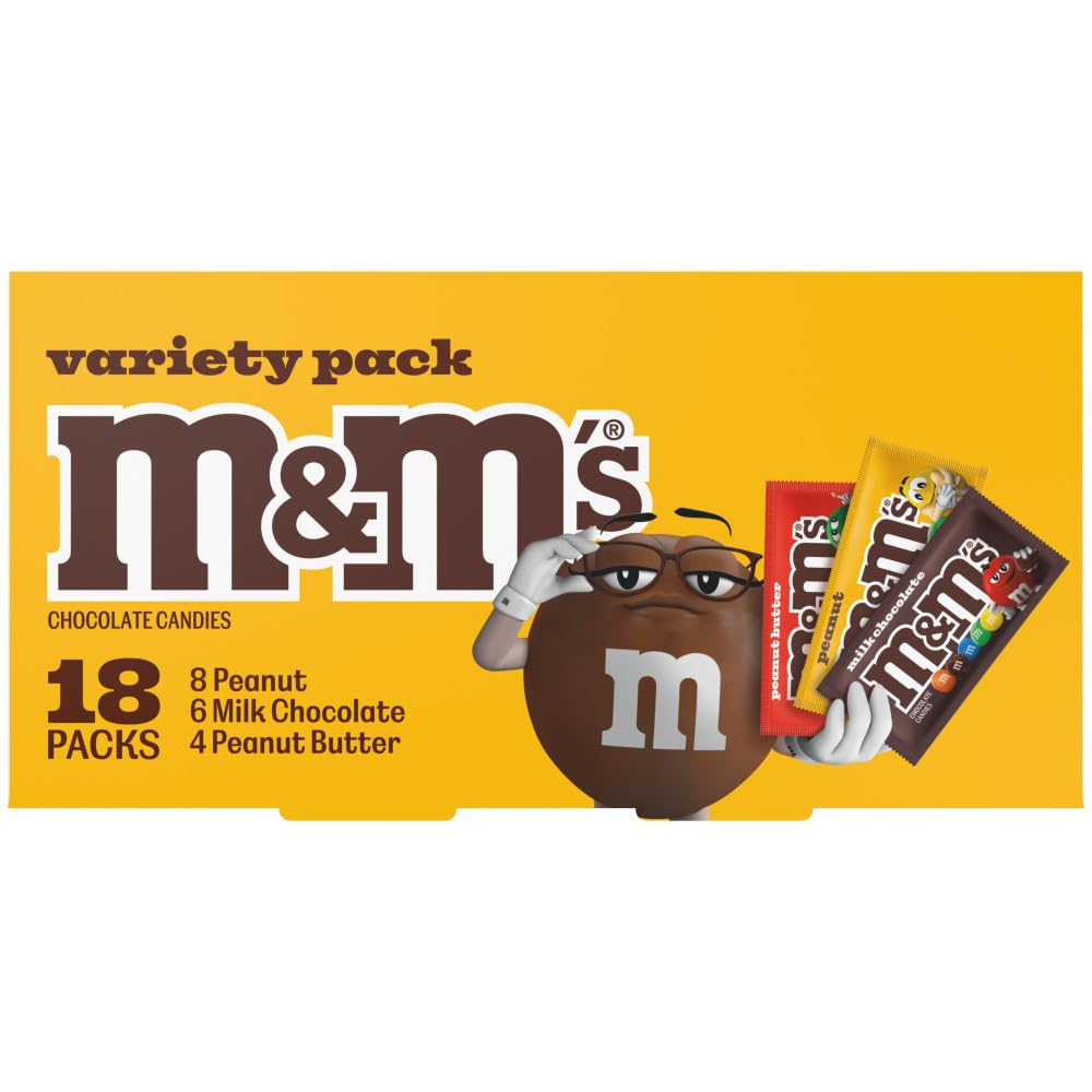 Mars M&M'S Milk Chocolate Candies with colorful shells for snacking