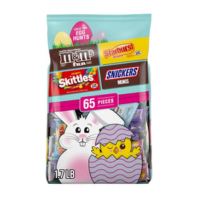 Mars M&M's milk chocolate easter bag with pastel-wrapped pieces for festive baskets.