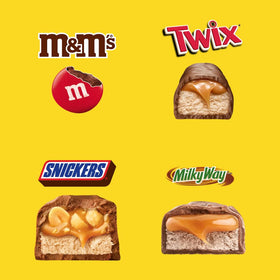 Mars M&M'S Milk Chocolate fun size pieces for lunchboxes.