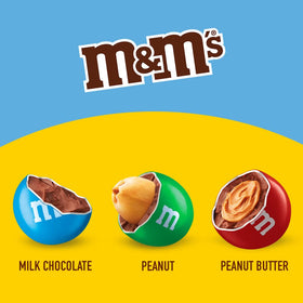Mars M&M'S Peanut Candies with crunchy peanut center