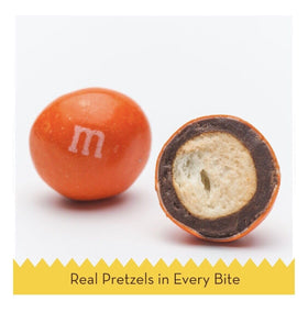 Mars M&M's Pretzel on a plate ready for sharing at gatherings.