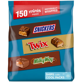 Mars Snickers Minis bulk bag for quick sharing and convenience