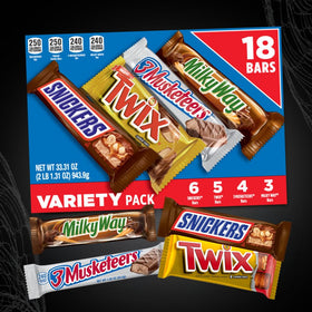 Bulk box of full-size Mars chocolate bars ready for gifting or events