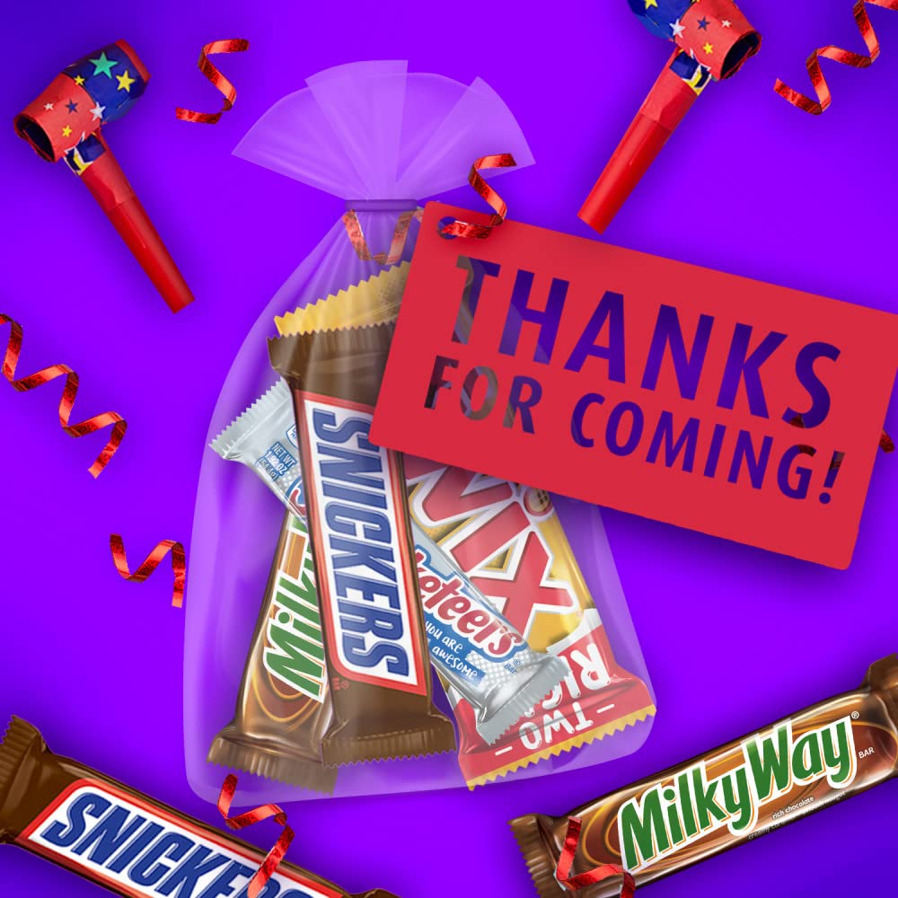 Party guests enjoy the Mars chocolate variety during celebrations