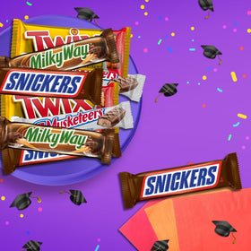 Trick-or-treat collection featuring SNICKERS TWIX MILKY WAY and 3 MUSKETEERS