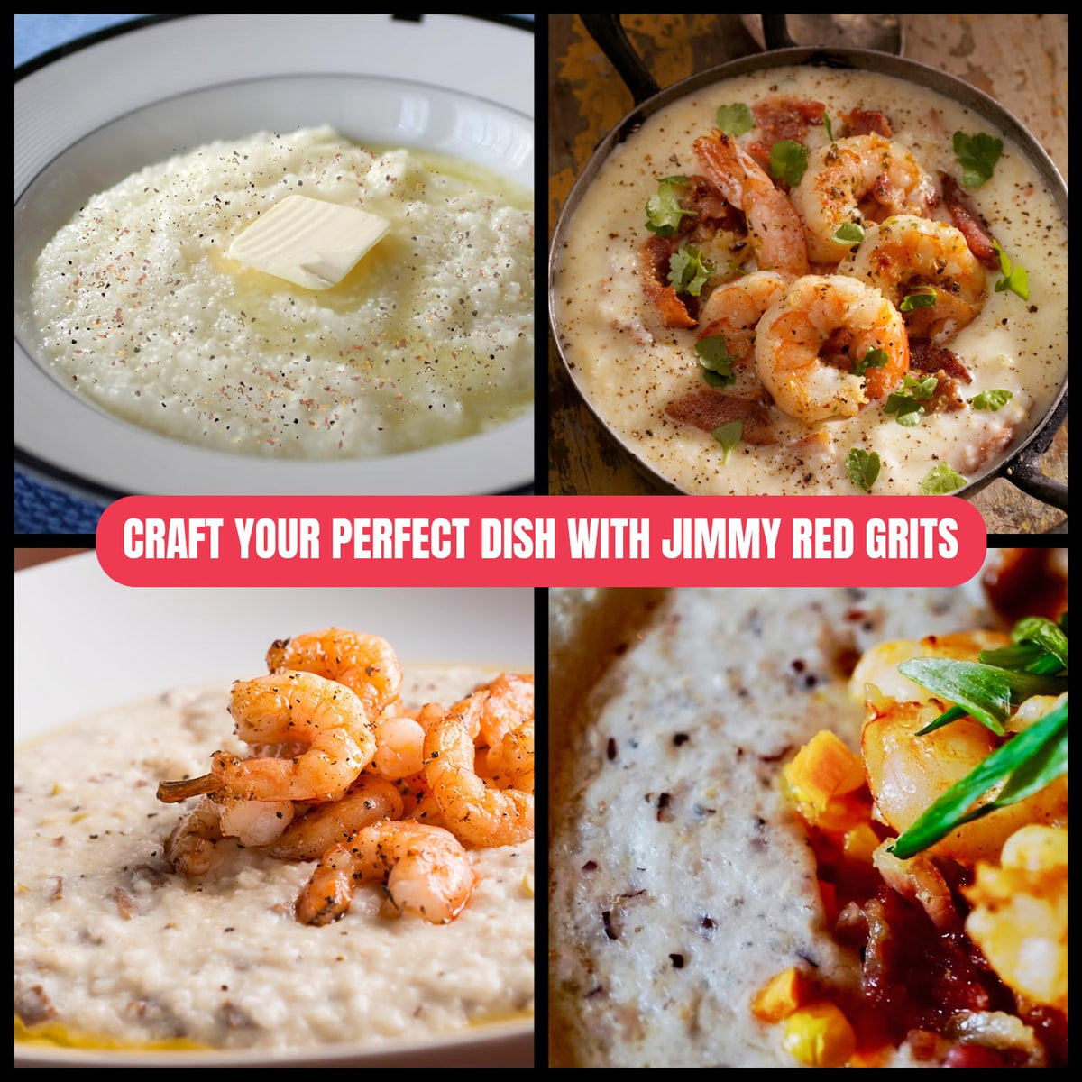 Cooking Jimmy Red Grits with steam and aroma in kitchen