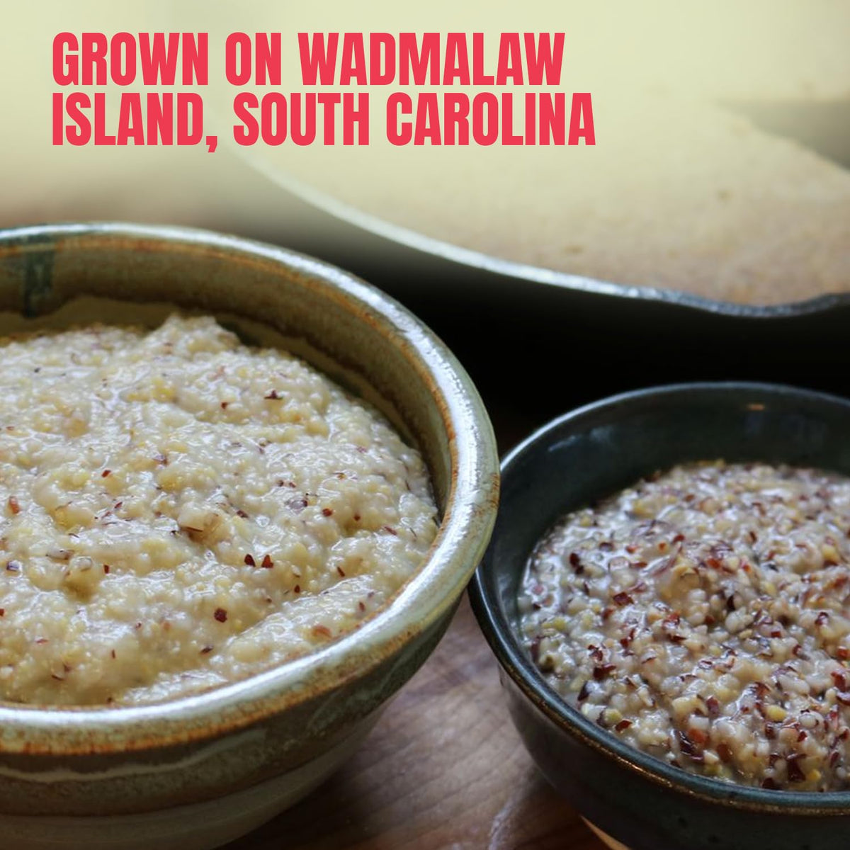 Jimmy Red Grits cracked corn texture adds depth to dishes