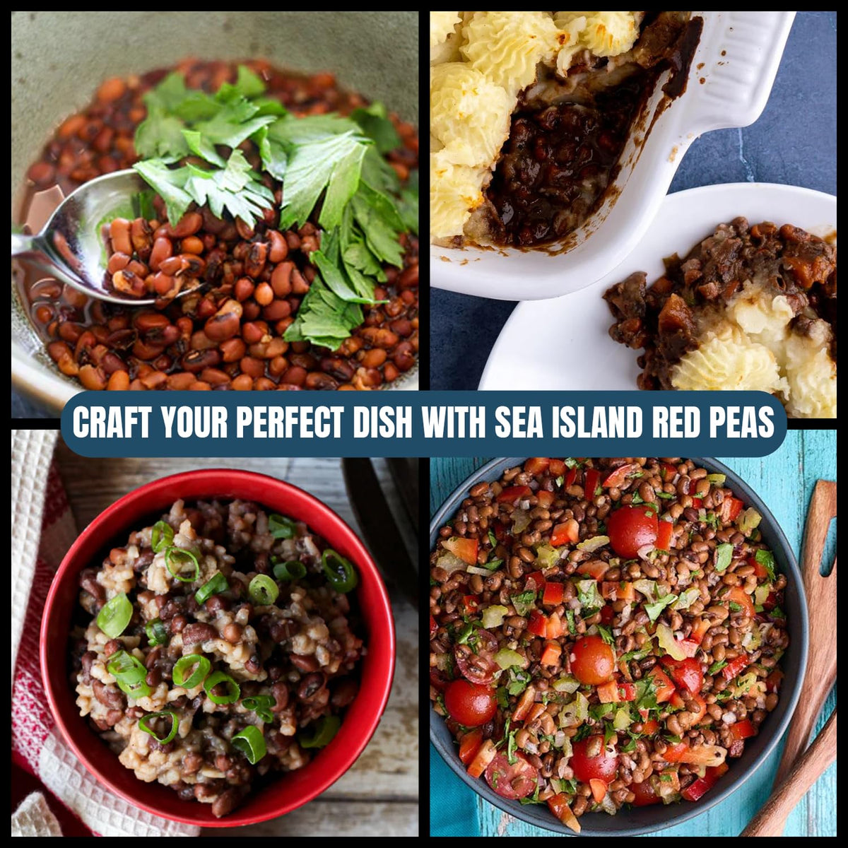 Marsh Hen Mill Sea Island Red Peas ready-to-cook for nutritious dishes.