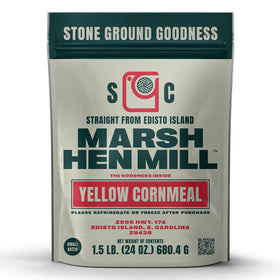 Marsh Hen Mill stone-ground yellow cornmeal 24 oz pack for versatile baking