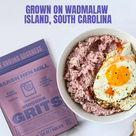 Marsh Hen Mill Unicorn Grits creamy prepared porridge ready to serve