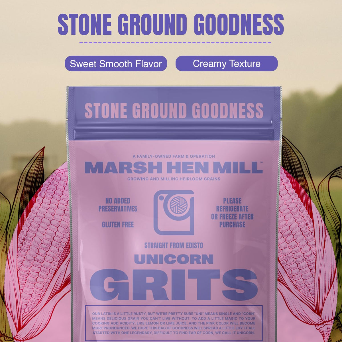 Marsh Hen Mill Unicorn Grits Edisto Island heritage imagery