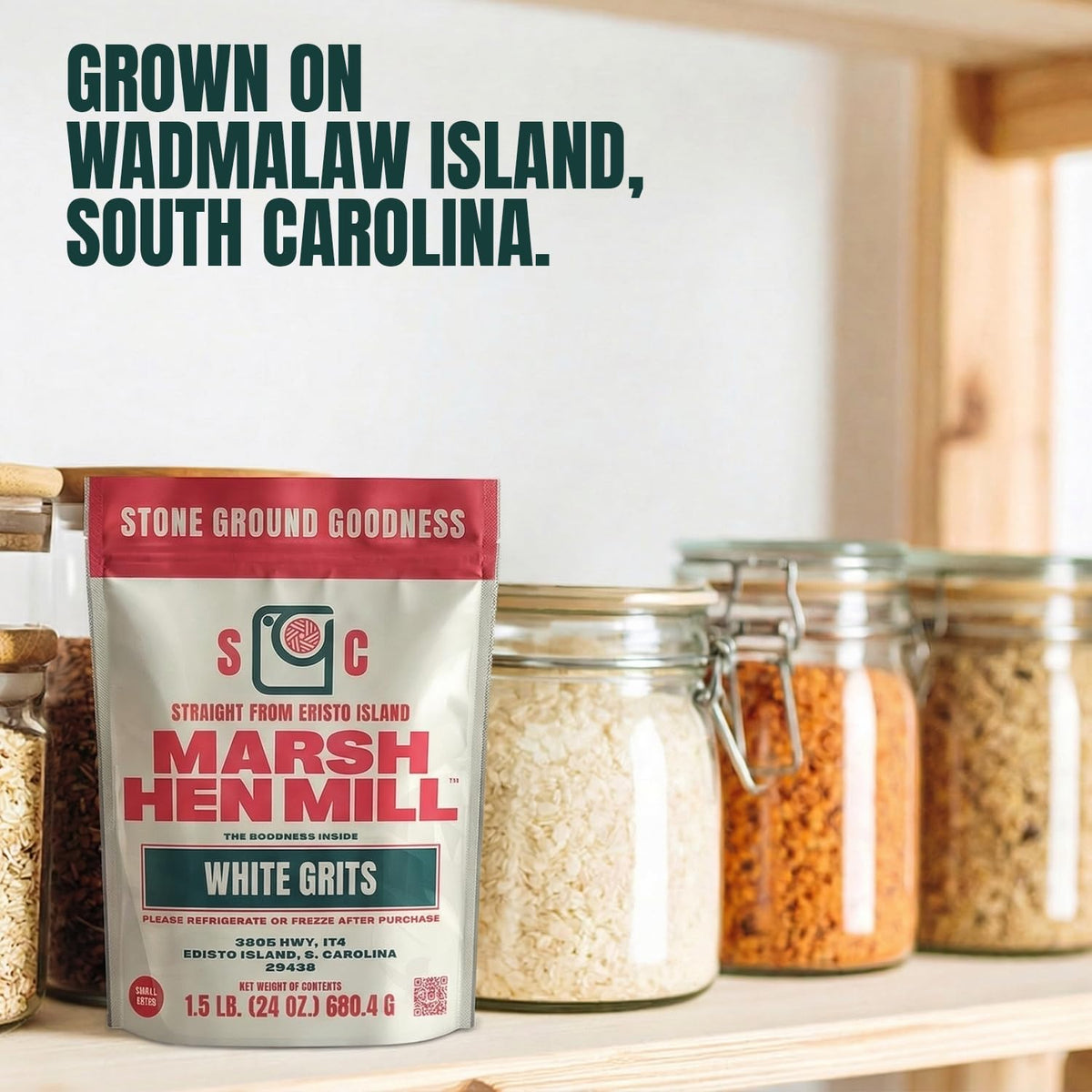 Marsh Hen Mill White Grits transform into polenta on a hot skillet for versatile dinners.