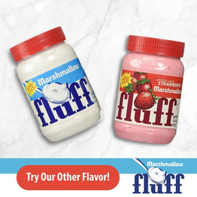Marshmallow Fluff Spread as a dessert topping and baking ingredient.