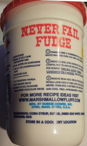 Marshmallow Fluff spread on toast offers a creamy nostalgic treat.