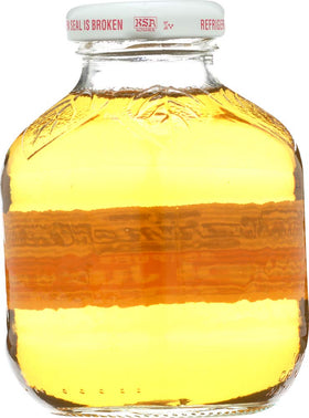 Close-up of Martinelli's Apple Juice label highlighting branding.