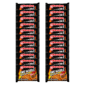 Maruchan Fire Spicy Beef bowl-serve showing a comforting hot meal in minutes.
