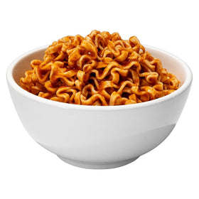 Maruchan Fire Spicy Beef kitchen-scene suggesting quick family meals.