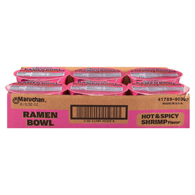Maruchan Ramen Bowl package shot, convenient pantry staple.
