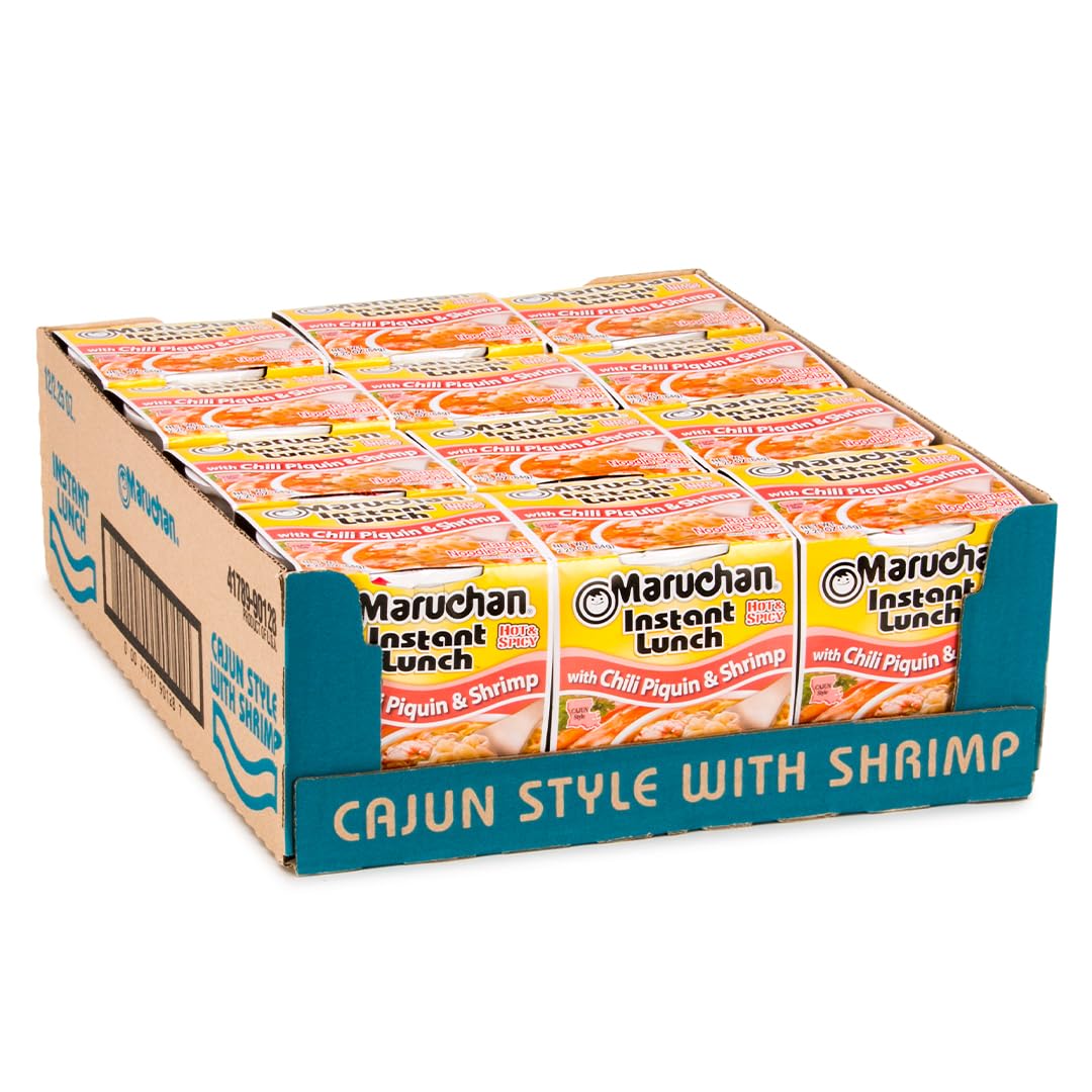 Maruchan Instant Lunch chili piquin shrimp cup ready in minutes
