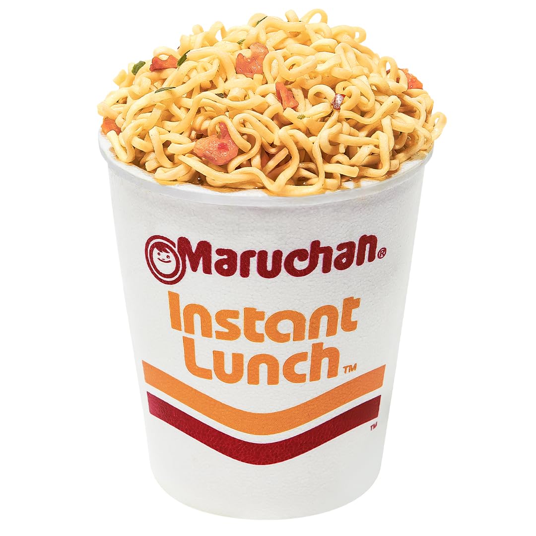 Maruchan Instant Lunch outdoor setup ideal for camping or beach trips