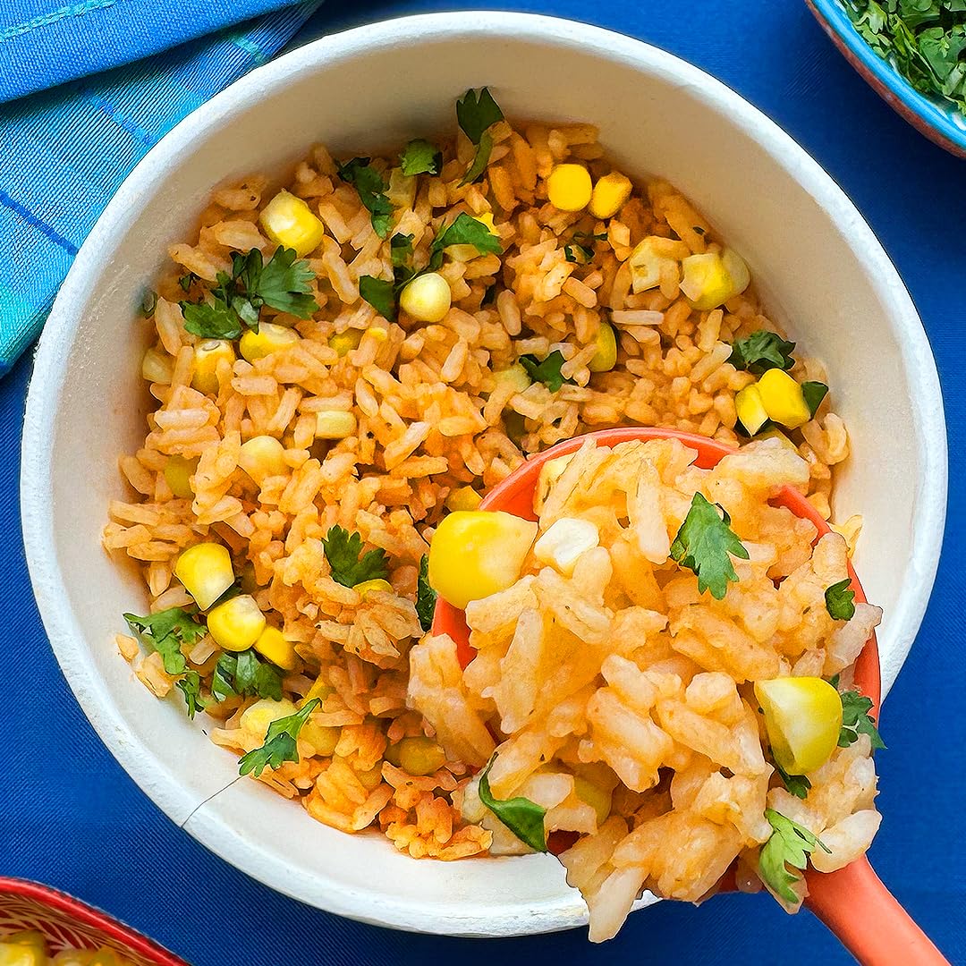 Toppings idea with veggies or protein to customize flavor.