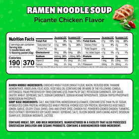 Maruchan Picante Chicken ramen with add-ins like veggies for a customized bowl.