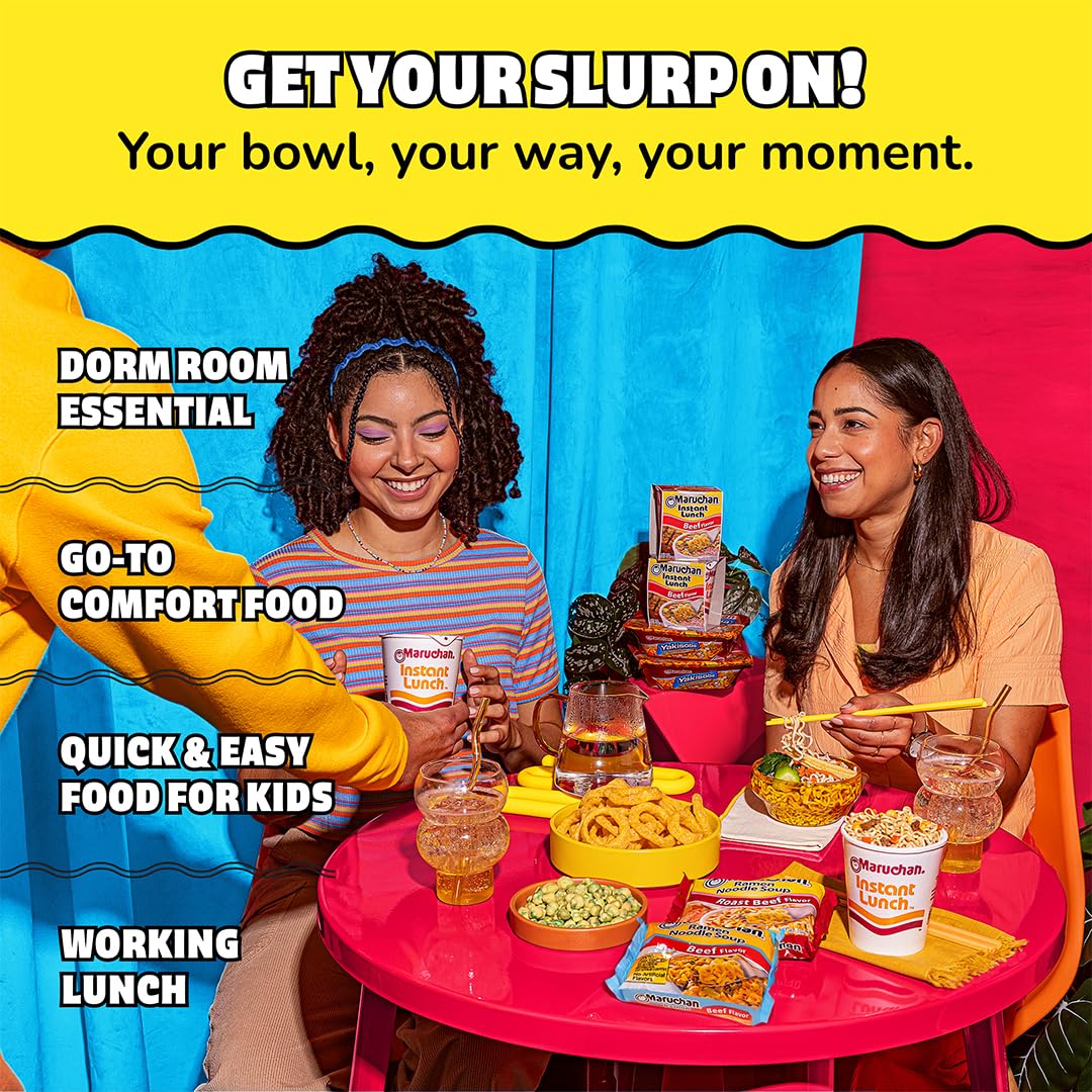 Maruchan quick prepare ramen perfect for chaotic days.