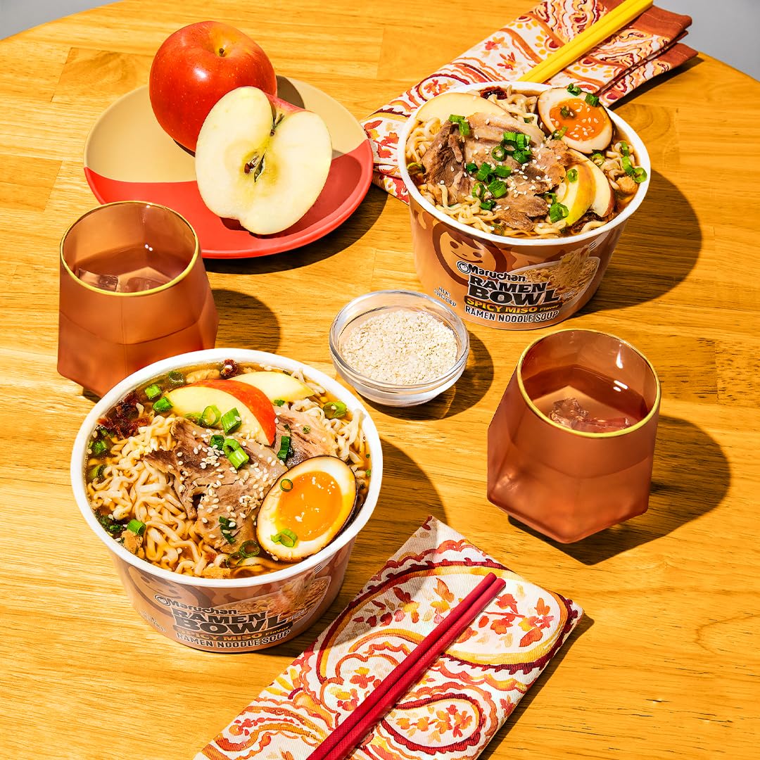 Maruchan Ramen Bowl noodles and chili deliver satisfying texture for busy weeknights.