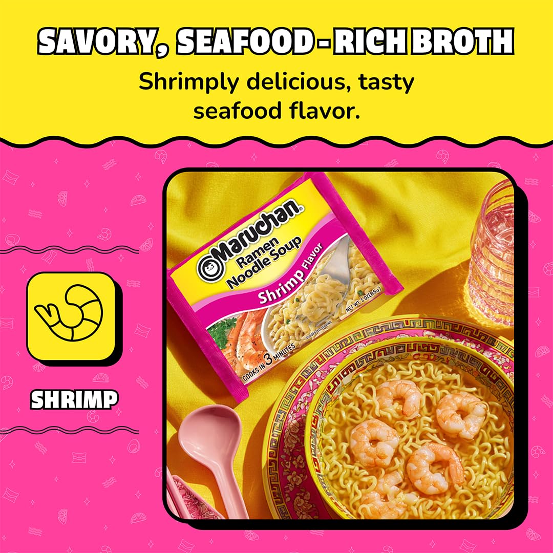 Maruchan ramen bowl with vegetables ready in minutes for families