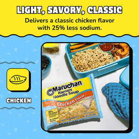 Maruchan ramen simmering on the stove for a comforting lunch.