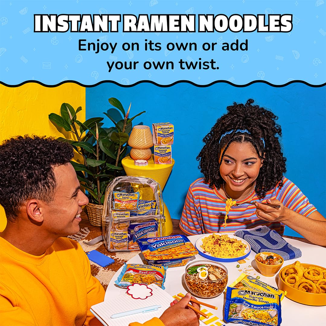 Maruchan ready to serve bowl for a quick dorm room meal.