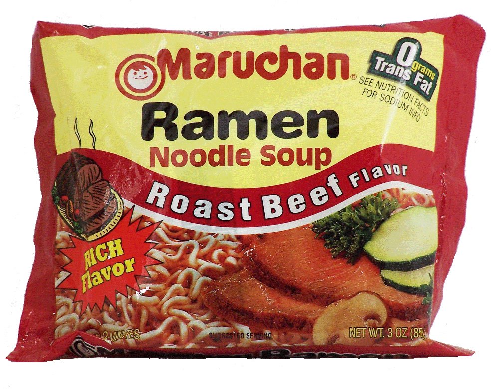 Maruchan Roast Beef ramen bowl offers a quick, satisfying meal for busy days.