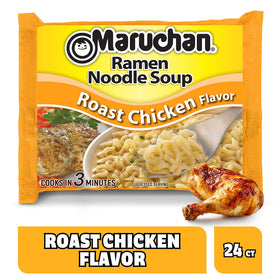 Maruchan Roast Chicken Ramen bowl ready to serve for a comforting meal