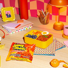 Maruchan Saucy Noods packaging 20-pack for convenient, shelf-stable meals.