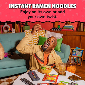 Steaming bowl of Maruchan beef ramen, inviting aroma and heartwarming flavors.