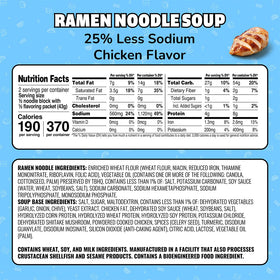 Student studying with Maruchan ramen as a quick energy boost.