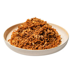 Maruchan Yakisoba microwaves in minutes, ideal for busy days