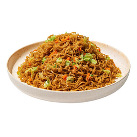 Maruchan Yakisoba Teriyaki Chicken ready-to-serve meal for busy dorm life.